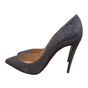 Christian Louboutin Silver Pigalle Follies